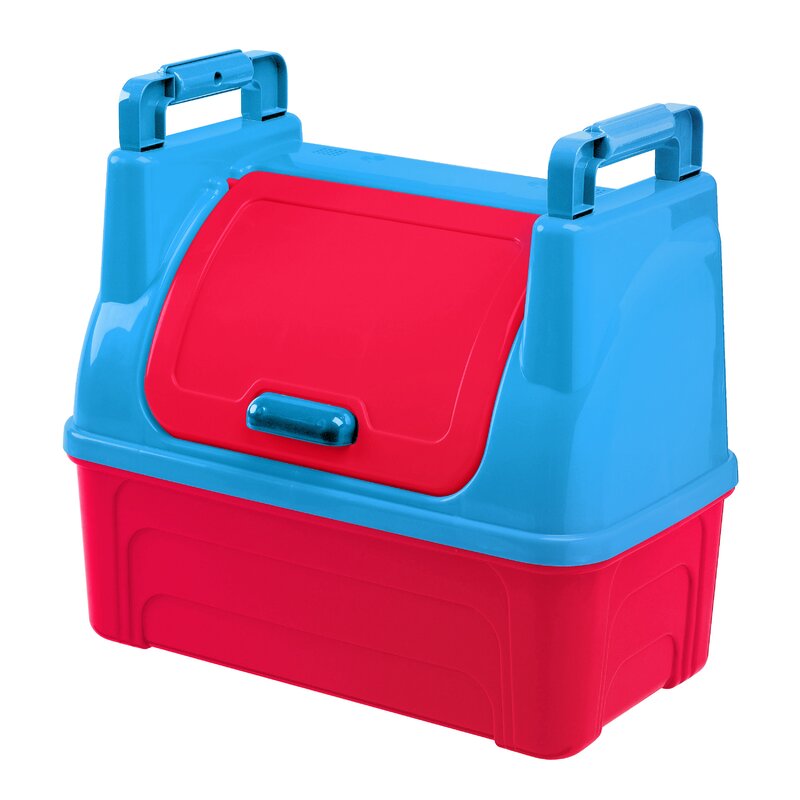 large plastic toy chest