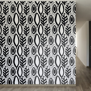 Ethnic Leaves Removable 8' x 20