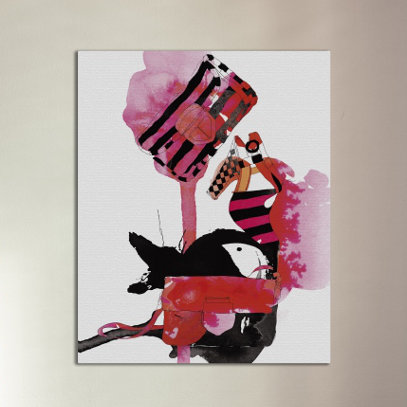 One Bella Casa Purses By Judit Garcia Talvera Painting Print On