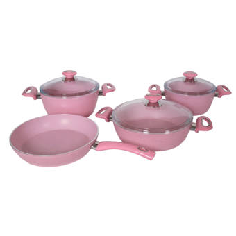 Pyramid Decor 5 Piece Aluminium Non Stick Cookware Set Wayfair