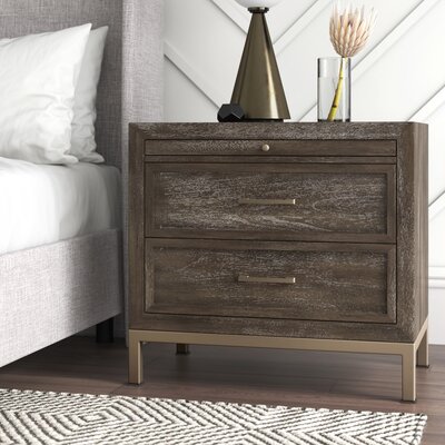 Brinerl 2 - Drawer Nightstand in Brown