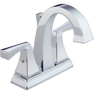 Drydenu0099 Centerset Double Handle Bathroom Faucet and Diamond Seal Technology