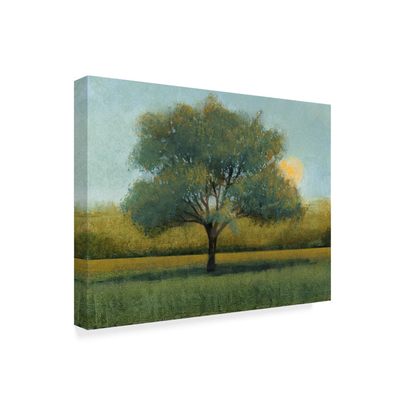 Charlton Home Sunrise I Acrylic Painting Print On Wrapped Canvas