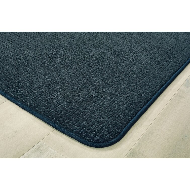 8 4 x 12 Slate Blue Carpets for Kids 7112.4 Soft Touch Texture Rug 