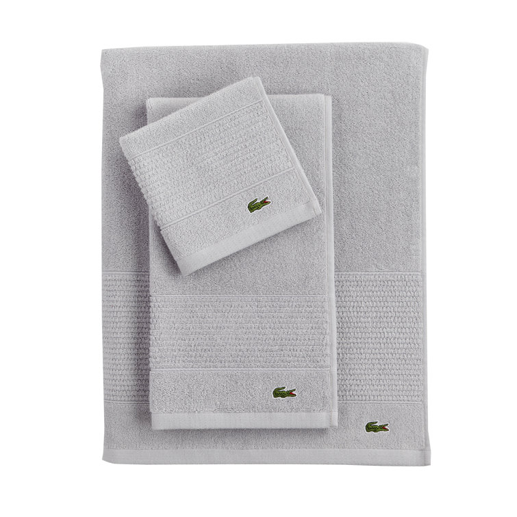 lacoste hand towels