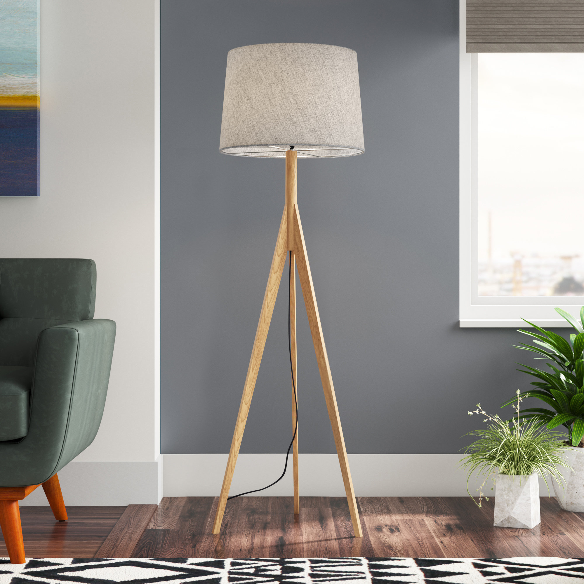 the range tripod floor lamp