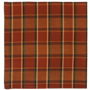 Squash Cotton Plaid Tablecloth