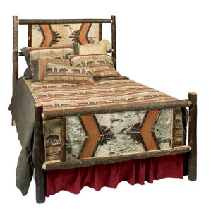 Hickory Panel Bed by Fireside Lodge