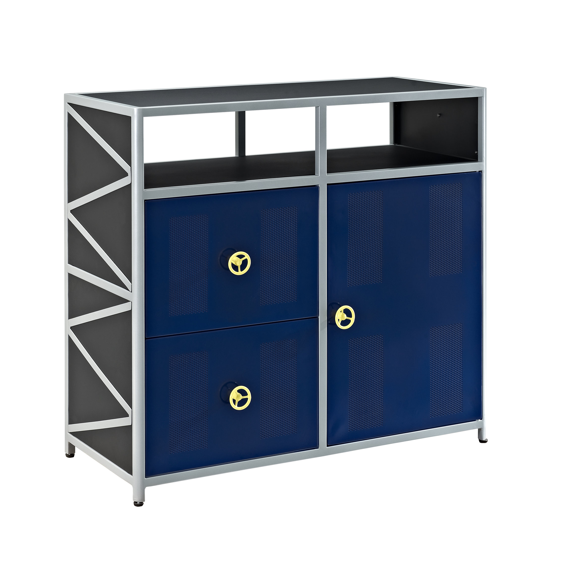 Zoomie Kids Tyntesfield 2 Drawer 1 Door Accent Cabinet Wayfair Ca