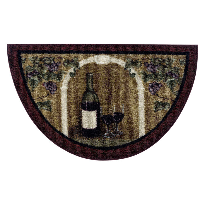 Rowden Wine Kitchen Brown Area Rug Rowden Wine Kitchen Brown Area Rug