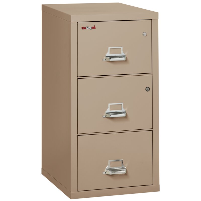 Fireking Legal Safe In A File Fireproof 3 Drawer Vertical File Cabinet Wayfair