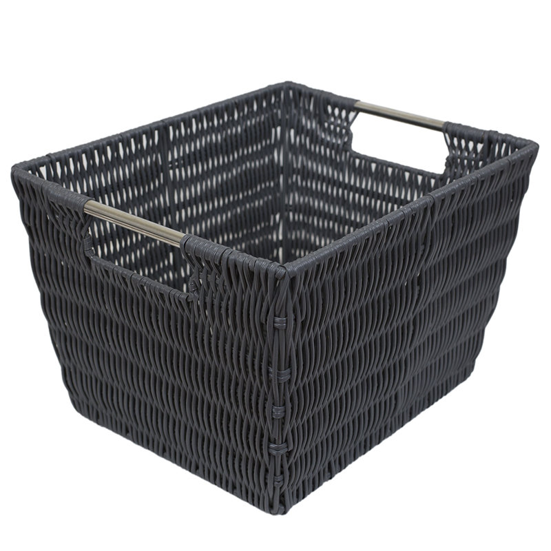 Wrought Studio X Large Decorative Weave Plastic Bin Reviews