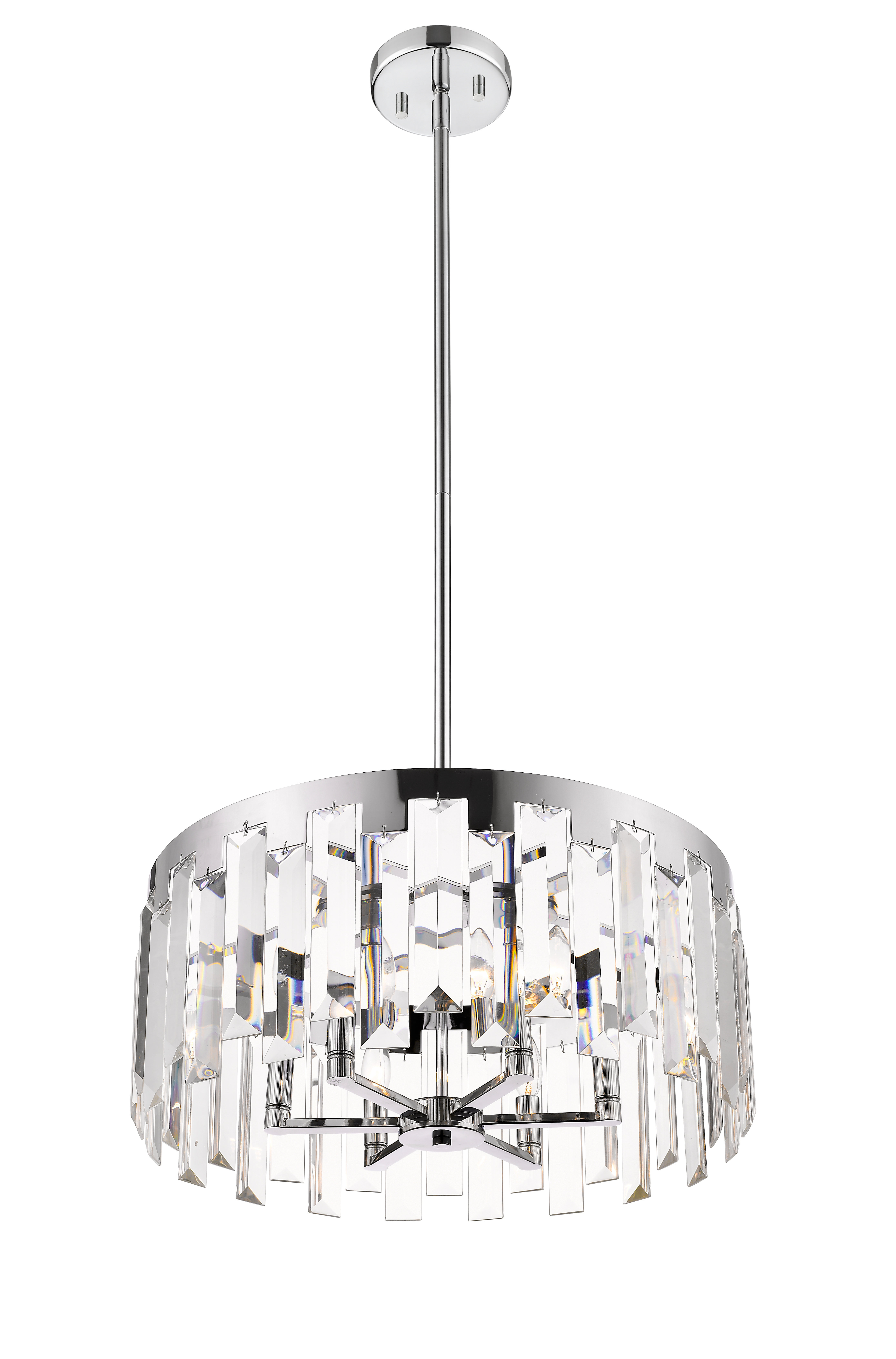 House Of Hampton Pantoja 6 Light Unique Statement Drum Chandelier Wayfair