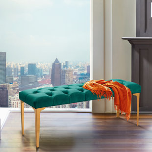 Go to store & view more images Mercer41 Hinkel Upholstered Bench