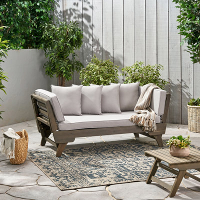 Lauire Outdoor Patio Daybed with Cushions