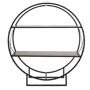 Round Metal Accent Shelf