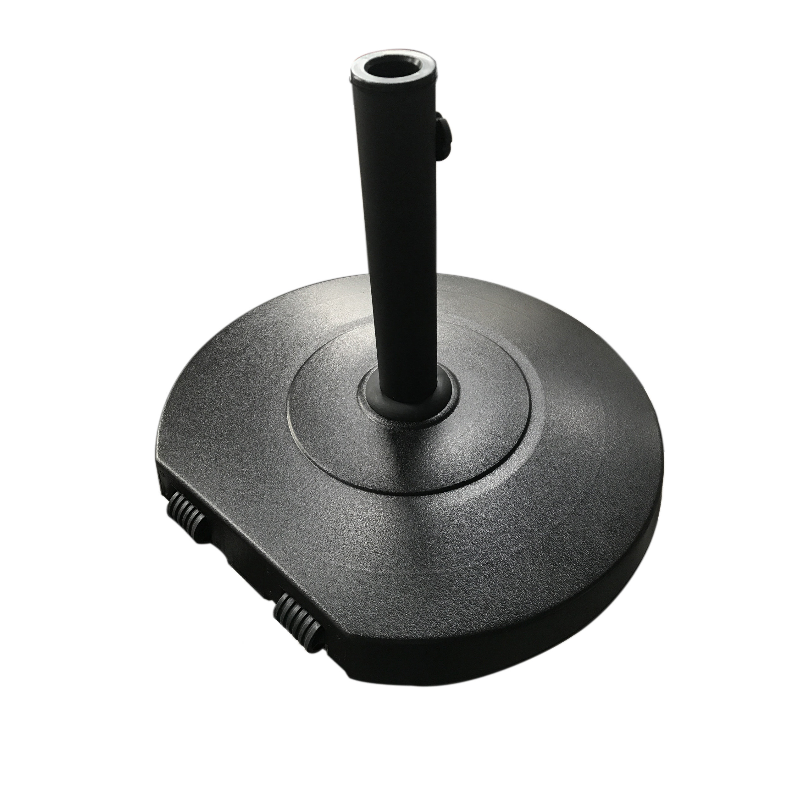 concrete umbrella base with wheels
