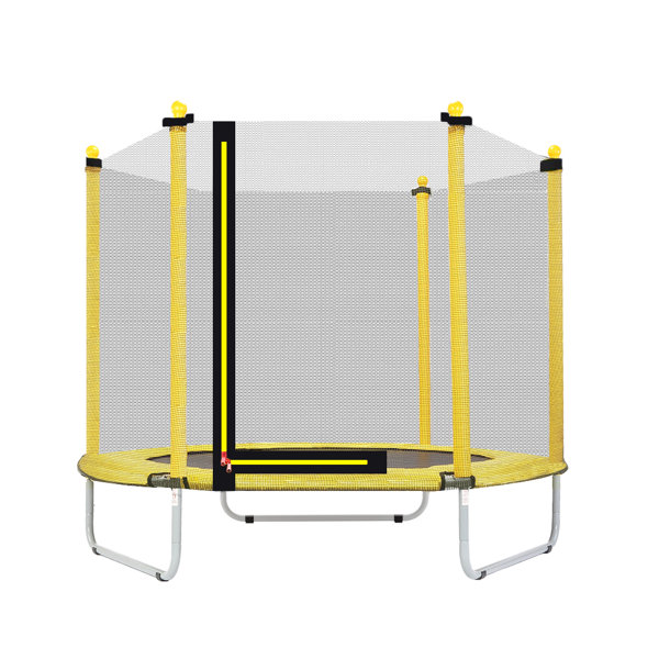 toddler trampoline with enclosure