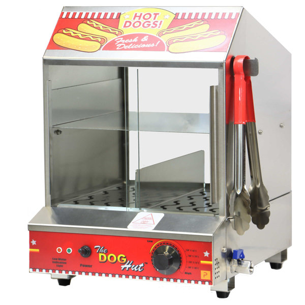 Hot Dog Machine and Bun Toaster with Mini Tongs Fast and Efficient Party Essential Hot Dog Machine 
