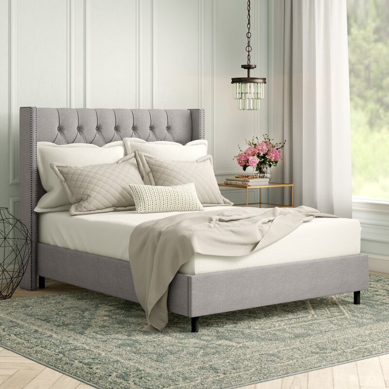 Davina Upholstered Standard Bed & Reviews | Joss & Main