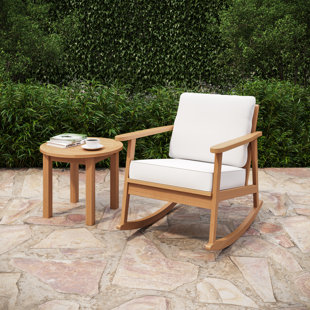 Euclid Wooden Rocker Glider | Birch Lane