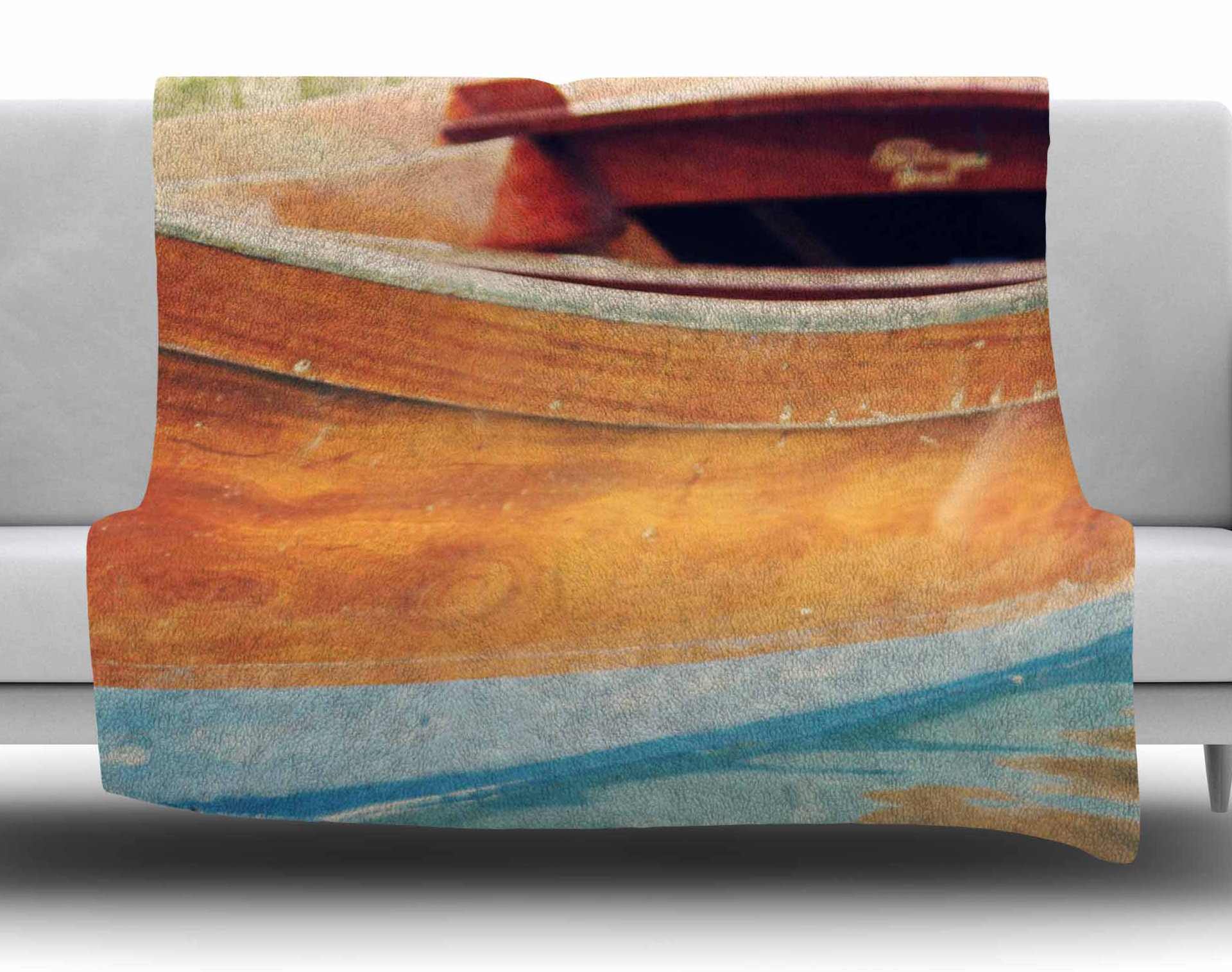 East Urban Home Boat by Sylvia Coomes Fleece Blanket Wayfair