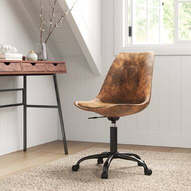 gianluca suede task chair