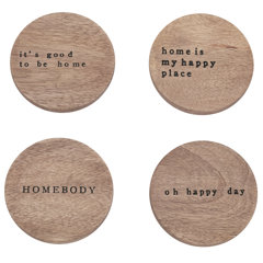 Rustic Wood Coasters Wayfair