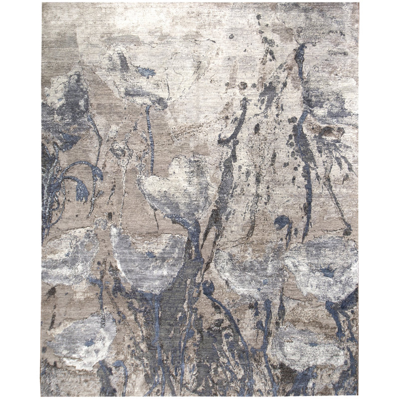 Oakrugs By Chelsea One Of A Kind Abstract Hand Knotted 8 X 10