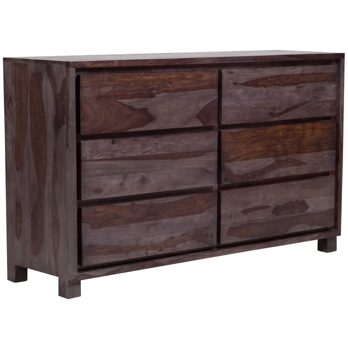 Loon Peak Mata 6 Drawer Double Dresser Wayfair