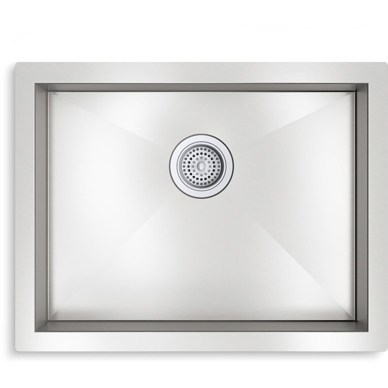 Kohler Vault 24 In X 18 1 4 In X 6 1 4 In Undermount Single Bowl Kitchen Sink Wayfair