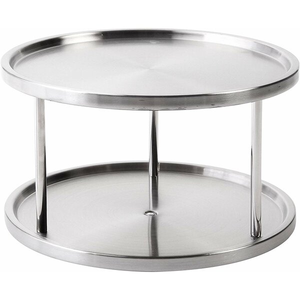 Rebrilliant Leandro Round Stainless Steel Lazy Susan & Reviews | Wayfair