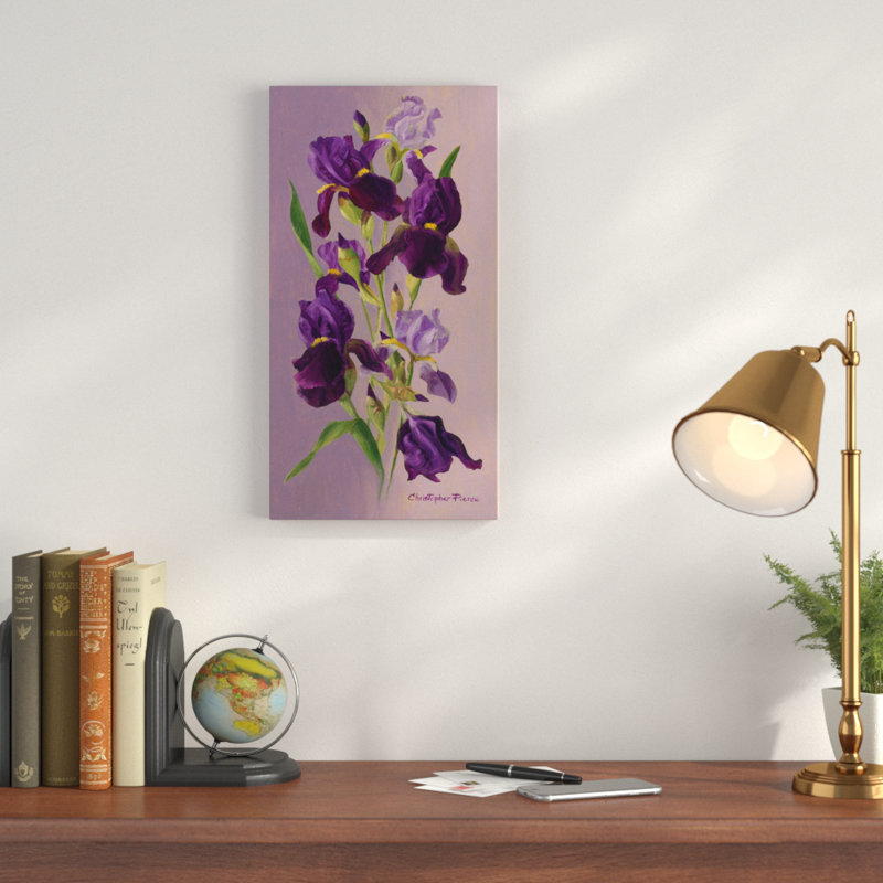 Charlton Home Study In Lavender Acrylic Painting Print On Wrapped Canvas Wayfair