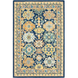 Mazzola Saffron Blue Area Rug Wayfair