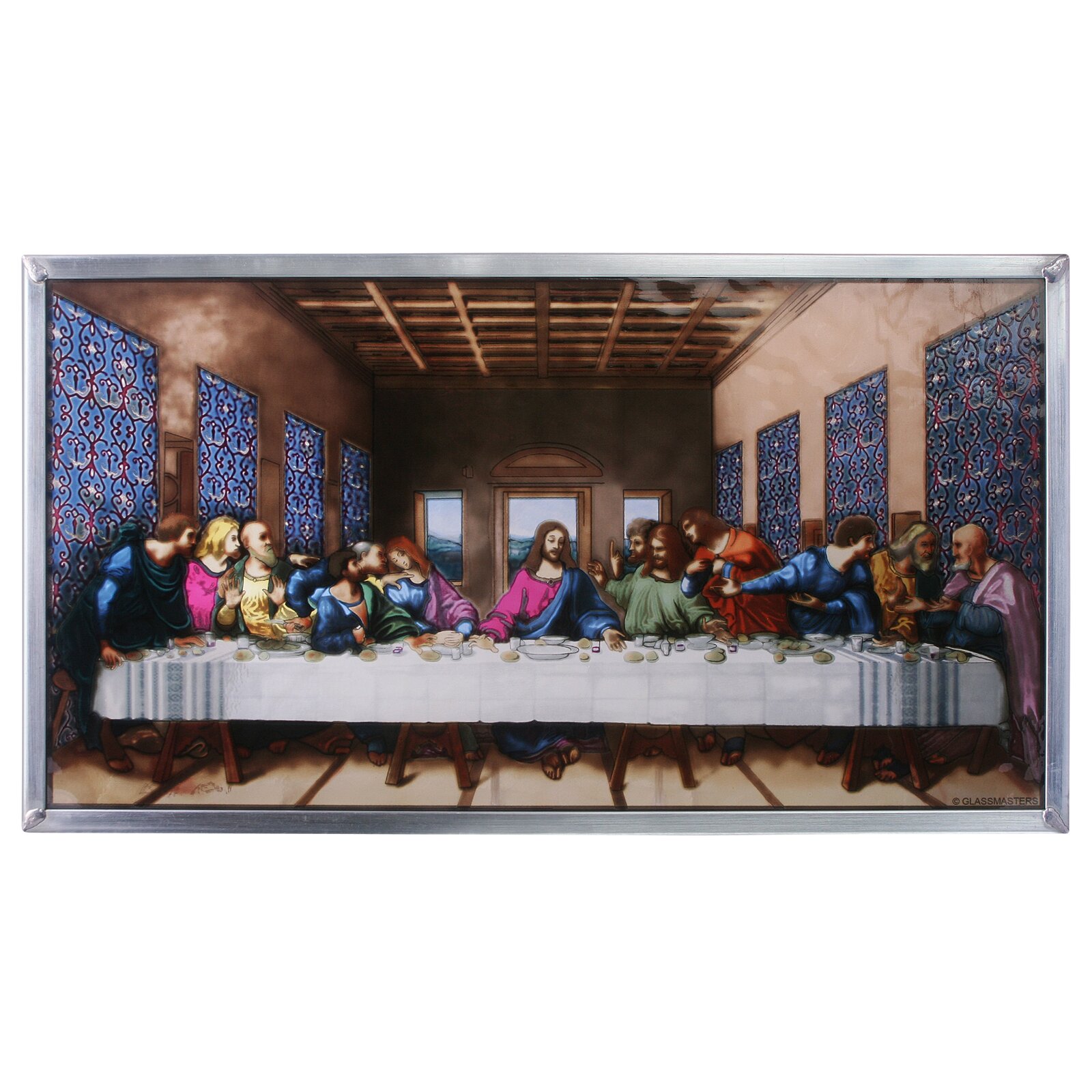 Spiritual Wall Art - The Last Supper Art Glass Wall Décor
