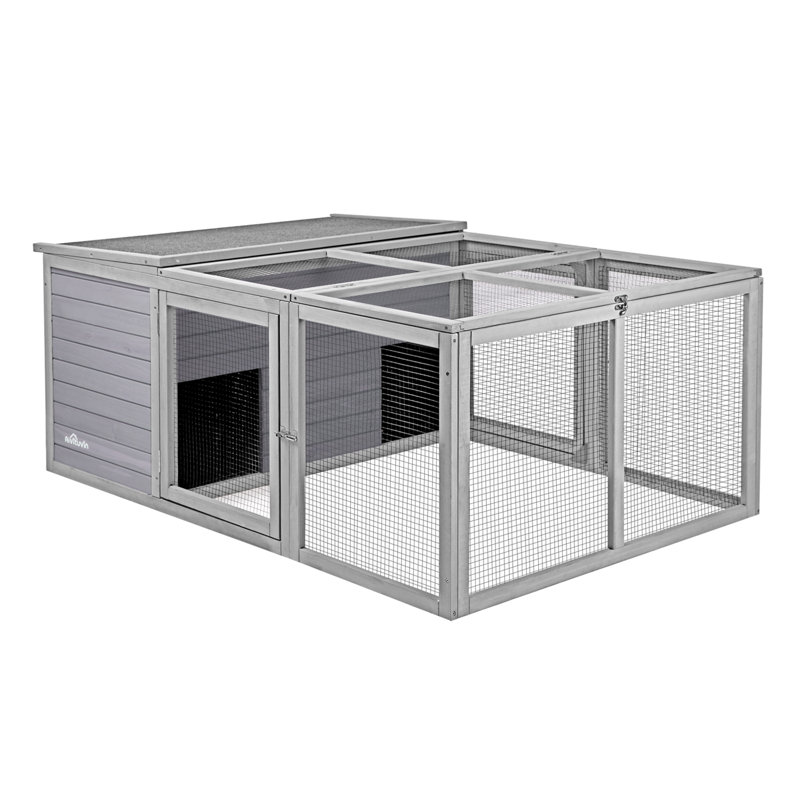 metal rabbit hutch
