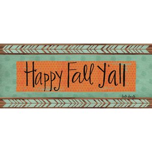 Happy Fall Y'all Doormat