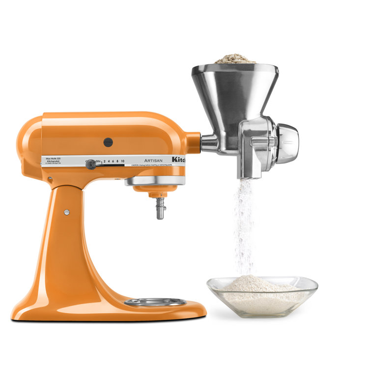Kitchenaid All Metal Grain Mill Attachment For Stand Mixers Reviews Wayfair