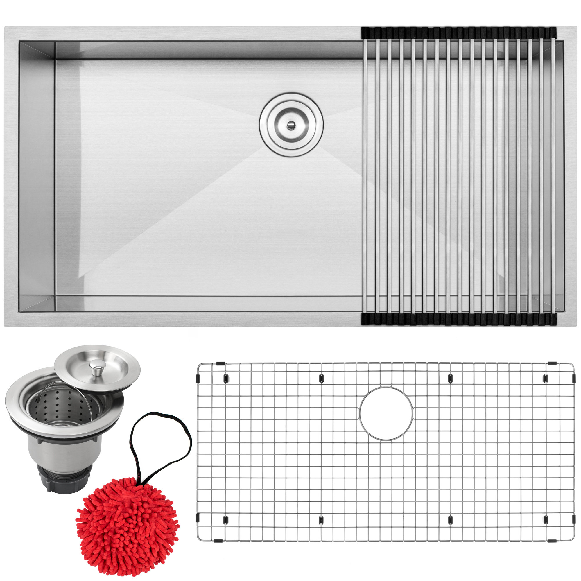 Ticor Sinks Pacific Series 19'' W Single Bowl Stainless Steel