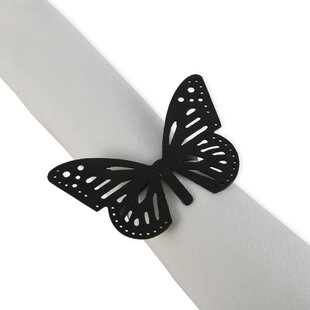 Butterfly Napkin Rings Set of 8