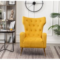 yellow accent chair wayfair