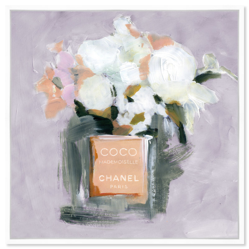 Oliver Gal L Eau De Rose Lavender Watercolor Painting Print On Canvas Reviews Wayfair