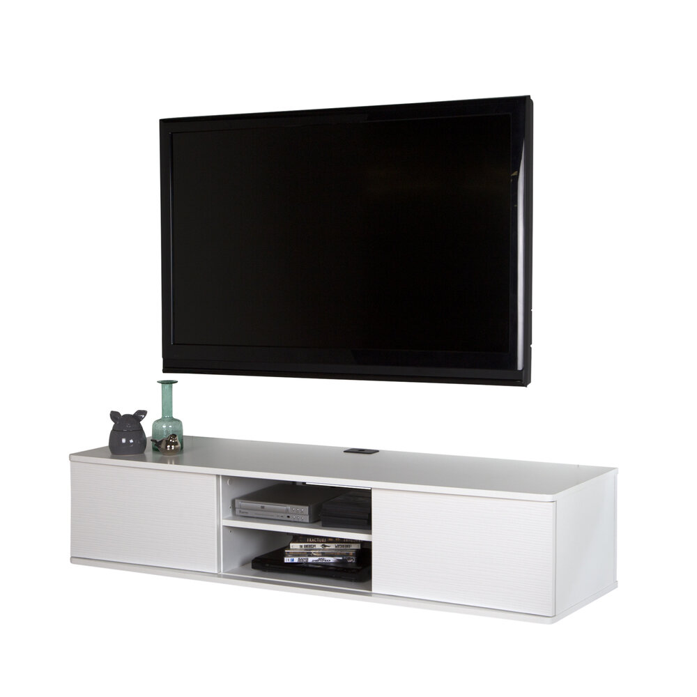 Agora Floating Tv Stand For Tvs Up To 65 Inches Reviews Allmodern