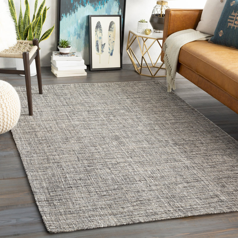Williston Forge Jordan Textured Wool Gray Area Rug Wayfair Jordan Textured Wool Gray Area Rug