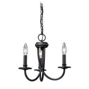 New England 3-Light Candle-Style Chandelier