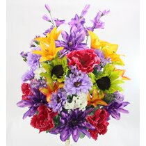 10/50/80X Cute Artificial Chrysanthemum Daisy Silk Flower Craft Home Party Decor 