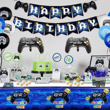 PS4 Controller 15th Birthday Banner x 2 Party Decorations Boys Girls ANY NAME 