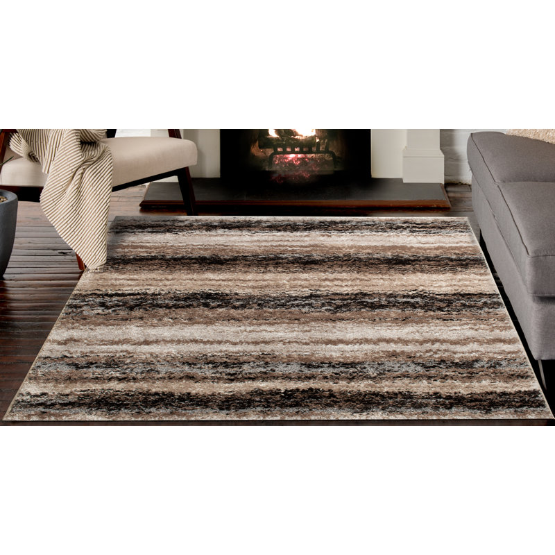 Latitude Run Jayesh Striped Off White Black Brown Area Rug Reviews Wayfair Shop target for area rugs in a variety of patterns, sizes and materials. jayesh striped off white black brown area rug