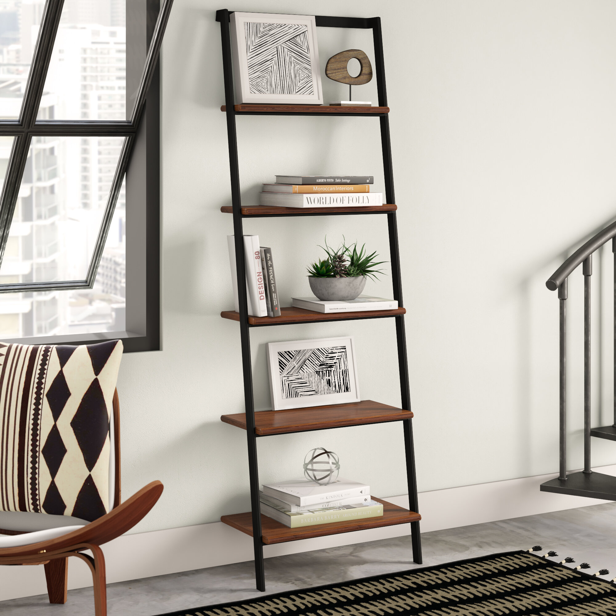Brittanie Ladder Bookcase Reviews Allmodern