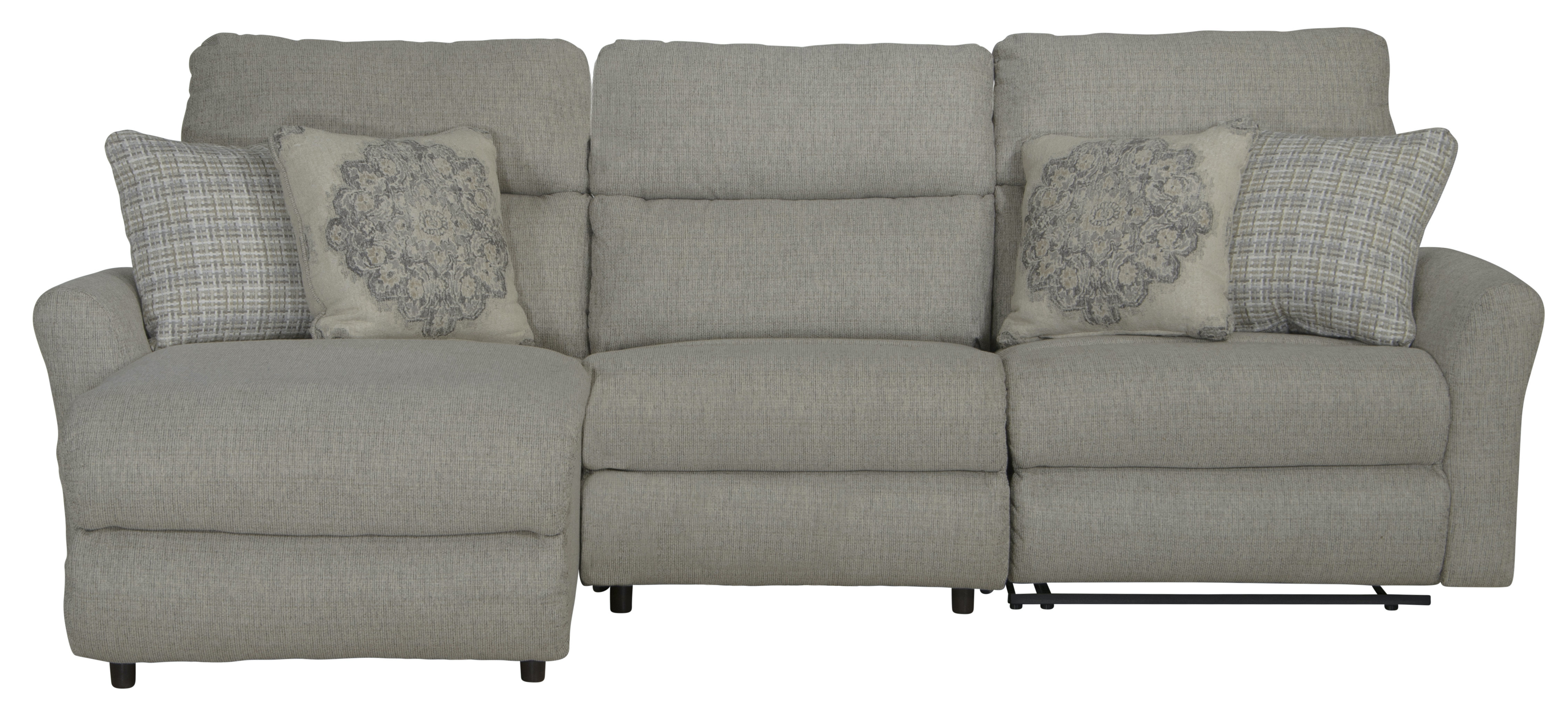 Catnapper 3 Piece Upholstered Reclining Sectional & Reviews Wayfair